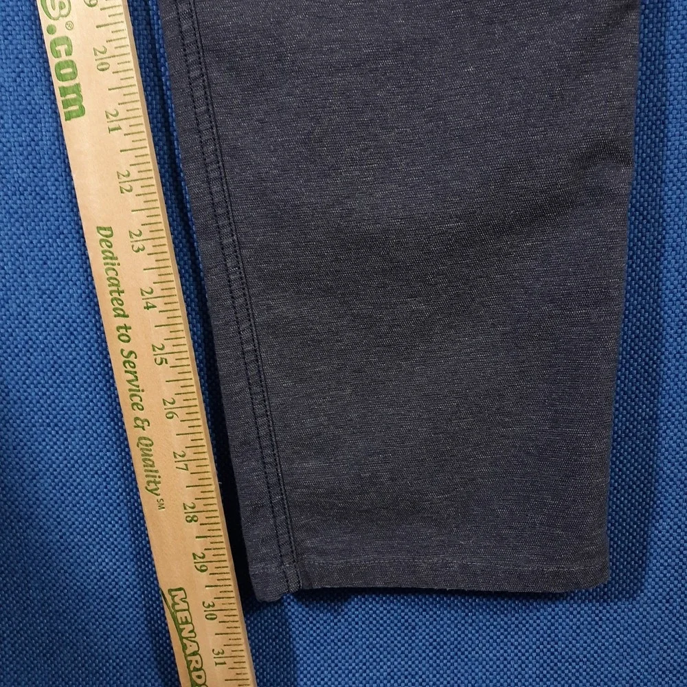 Lululemon Pants Mens 34 x 30 Flat Front Tapered Leg Blue Chino Heavy